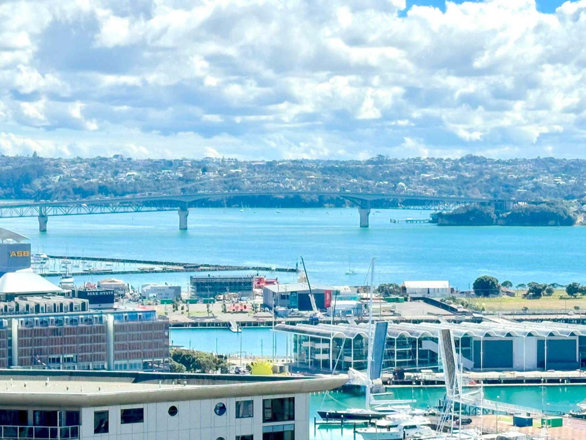 Magnificent Skytower, Sea, Habour View In Cbd Lägenhet Auckland Exteriör bild